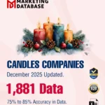1,881 Companies - Candles (All Types) Wax, Artificial & Decorative Stands, Holders, Products, Raw Materials Data - In Excel Format