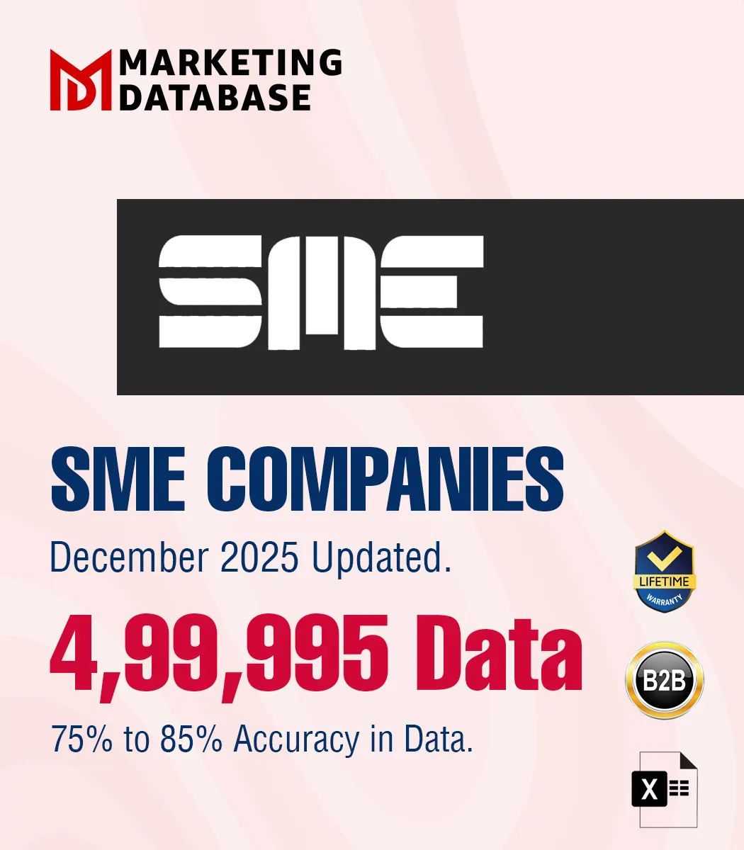SME Marketing Database All India 4,99,995 Lac SME (Small & Medium Companies) - Image 1